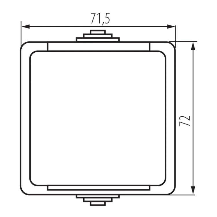 Kanlux 25356 gniazdo francuskie TEKNO