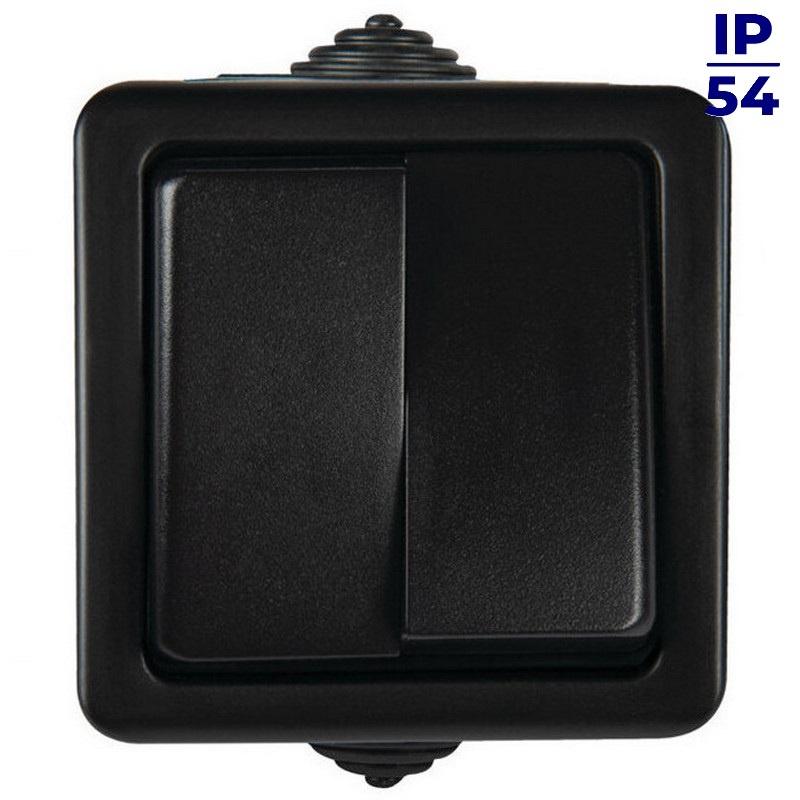 Łącznik świecznikowy TEKNO 05-1010-141 czarny Kanlux 27352