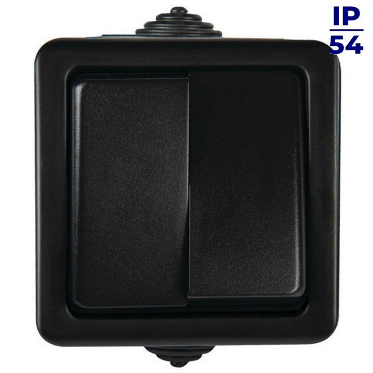 Łącznik świecznikowy TEKNO 05-1010-141 czarny Kanlux 27352