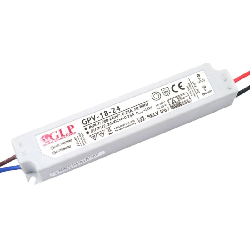 Zasilacz LED GLP GPV-18-24 do oświetlenia meblowego