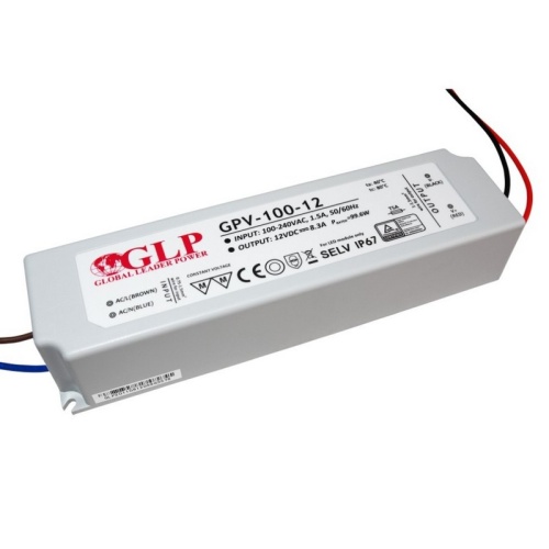Wodoszczelny zasilacz LED 12V 8,3A IP67