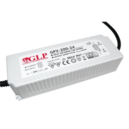 Zasilacz LED GPV-200-24 24V 200W wodoodporny