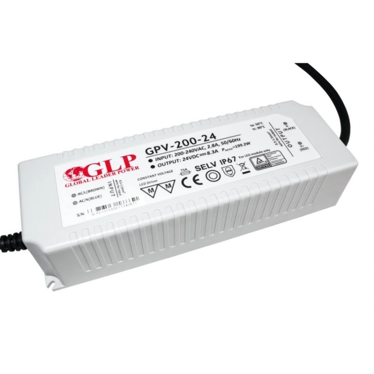 Zasilacz LED GPV-200-24 24V 200W wodoodporny