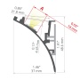 Profil LED WERKIN anodowany, klosz transparentny; odcinki 1m, 2m, 3m wymiar.jpg