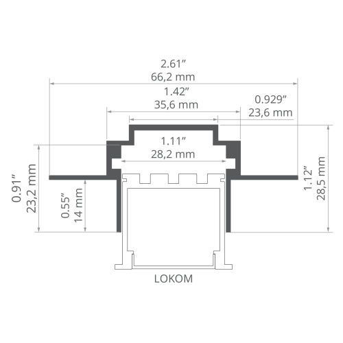 Profil LED TEKNIK-ZM nieanodowany, odcinki 1m, 2m, 3m wymiar.jpg