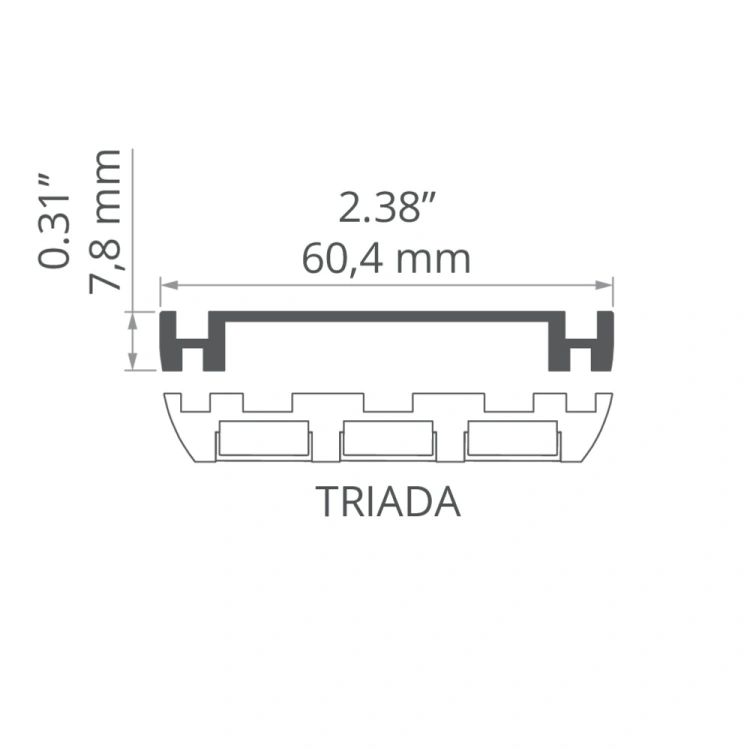 Profil mocujący TETRA-78 anodowany; odcinki 1m, 2m, 3m wymiar.jpg