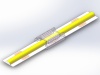 Połączenie taśm LED COB SLIM 5mm za pomocą złączki.