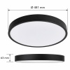Plafon LED SAMER Black 32W 4000K 2560lm IP20 GXLS365
