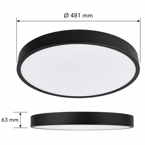 Plafon LED SAMER Black 32W 4000K 2560lm IP20 GXLS365