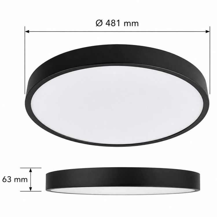 Plafon LED SAMER Black 32W 4000K 2560lm IP20 GXLS365