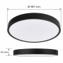 Plafon LED SAMER Black 32W 4000K 2560lm IP20 GXLS365