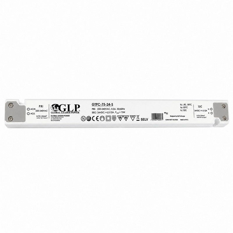 Zasilacz LED GLP 24V 75W 3,125A slim