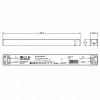 Smukły zasilacz LED 12V 11A do taśm LED