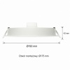 Downlight LEDVANCE 2070 lm chłodnobiał