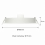 Downlight LEDVANCE 2070 lm chłodnobiał