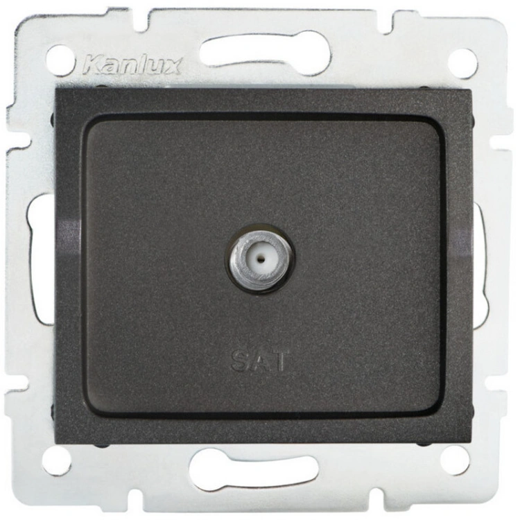 Gniazdo antenowe typu F LOGI 02-1301-041 grafitowe MOW ION 27129