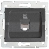Gniazdo komputerowe (RJ45Cat 6 Jack) LOGI 02-1400-041 grafitowe MOW ION 25285