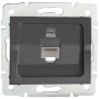 Gniazdo komputerowe (RJ45Cat 6 Jack) LOGI 02-1400-041 grafitowe MOW ION 25285