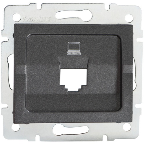Adapter gniazda RJ45 LOGI 02-1399-041 grafitowe MOW ION 25929