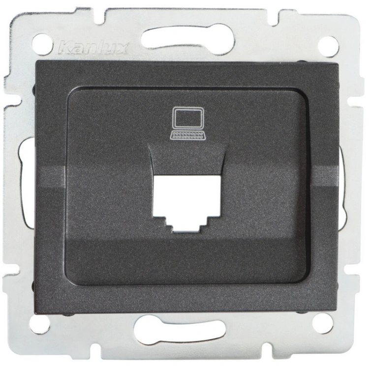Adapter gniazda RJ45 LOGI 02-1399-041 grafitowe MOW ION 25929