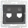 Adapter gniazda RJ45 LOGI 02-1419-041 grafitowe MOW ION 25939