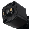 Czarny adapter do systemu szynowego TEAR 1F