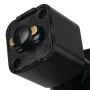 Czarny adapter do systemu szynowego TEAR 1F