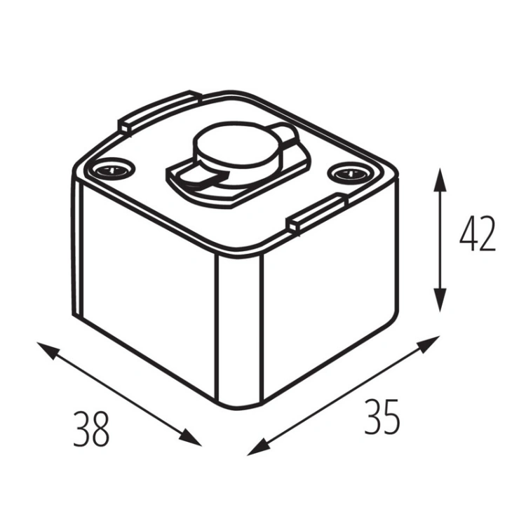 Adapter PADAPTOR do montażu opraw na szynie