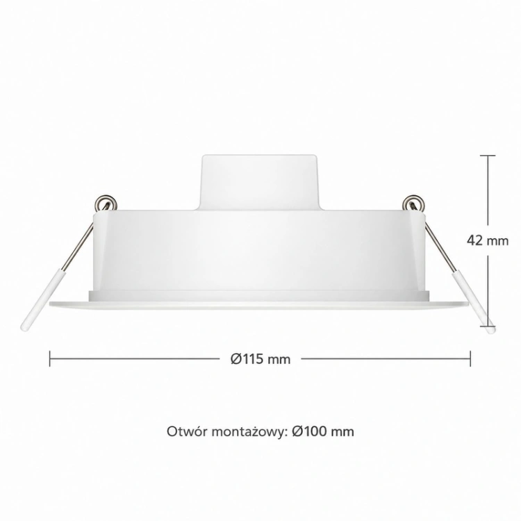 LEDVANCE DL IP44 DN 115 880 lm 3000K