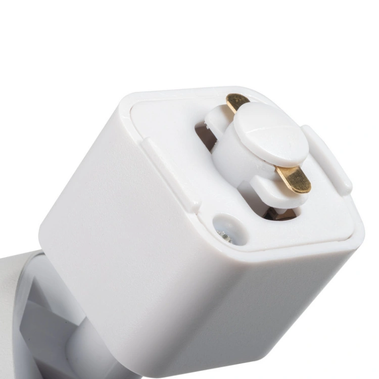 Biały adapter do systemu szynowego TEAR 1F