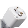 Biały adapter do systemu szynowego TEAR 1F