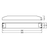 Zasilacz LED Inventronics ELEMENT G2 180W 12V - wymiar