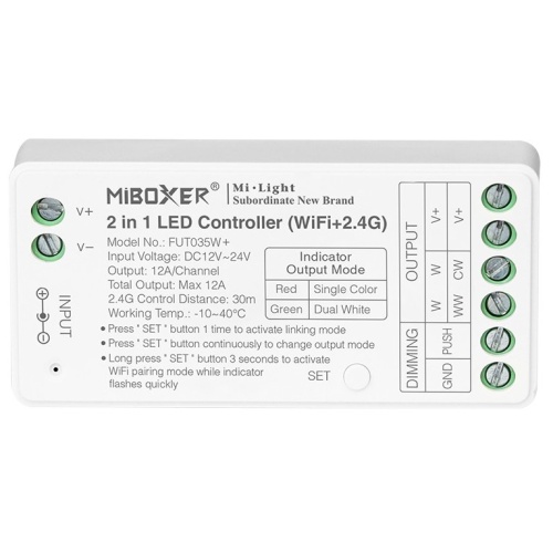 Kontroler LED FUT037W RGB RGBW RGB+CCT MiBoxer