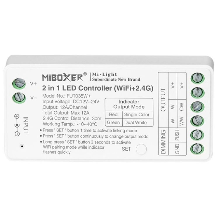 Kontroler LED FUT037W RGB RGBW RGB+CCT MiBoxer