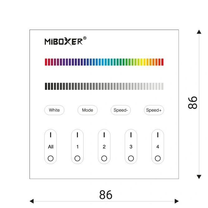Panel MiBoxer B3 do sterowania LED RGBW