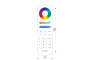 Pilot FUT089-B / 8 stref / RGB + CCT / 2,4G RF / 3VDC / czarny / IP20 / Bergmen by MiBoxer