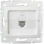 Adapter gniazda RJ45 LOGI 02-1399-002 bi biały Kanlux 25926