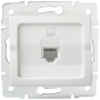 Adapter gniazda RJ45 LOGI 02-1399-002 bi biały Kanlux 25926