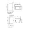 ZEW EL-235U-GR OPRAWA ELEWACYJNA 230V IP44 22443 wymiary