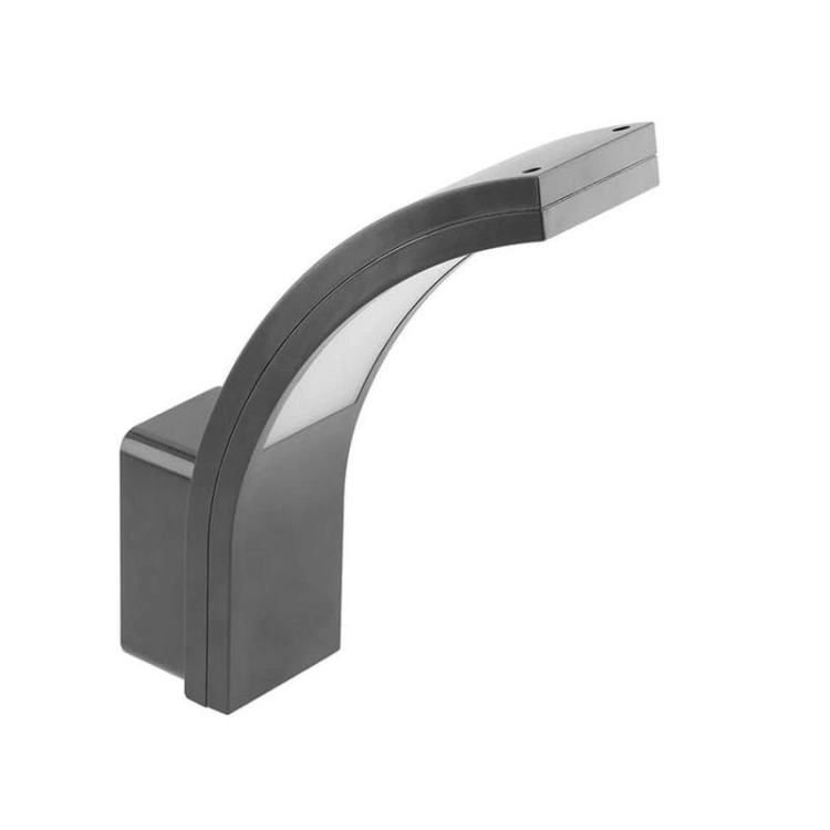 Oprawa elewacyjna PARIS LED szara 10W 4000K 900lm IP54 140° GTV LD-PAR10W40BC-00