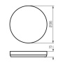 Wymiary plafoniera Kanlux LIXAN 385mm