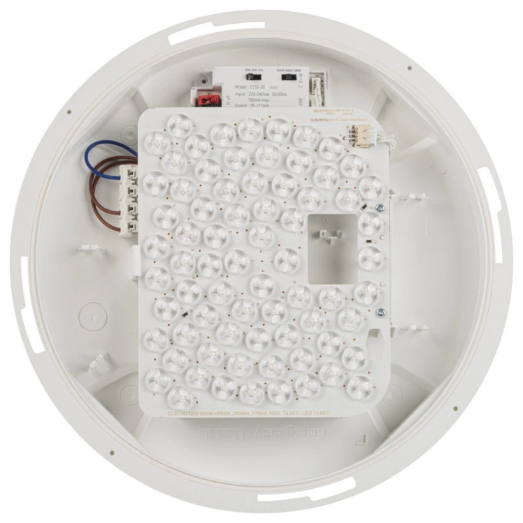 Wnętrze plafoniery LED DABA AIO z modułem LED SMD
