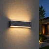 Oprawa elewacyjna LED VILA antracyt 16W 4000K 800lm IP54 GREENLUX aranżacja