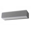 Oprawa elewacyjna LED VILA szara 16W 4000K 800lm IP54 GXPS070 GREENLUX