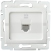 Gniazdo komputerowe pojedyncze (RJ45Cat 6 Jack) LOGI 02-1400-002 bi białe Kanlux 25109