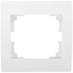 Ramka pojedyncza pozioma LOGI 02-1460-002 bi biała Kanlux 25117