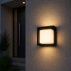 Oprawa hermetyczna TEKLA LED D 12W b.neutralna 1020lm czarna IP54