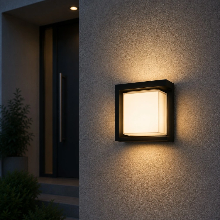Oprawa hermetyczna TEKLA LED D 12W b.neutralna 1020lm czarna IP54