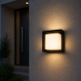 Oprawa hermetyczna TEKLA LED D 12W b.neutralna 1020lm czarna IP54