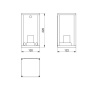 Oprawa ogrodowa kinkiet VENTANA-AU E27 IP54 OS-VENTANAUA-00 wymiar.jpg